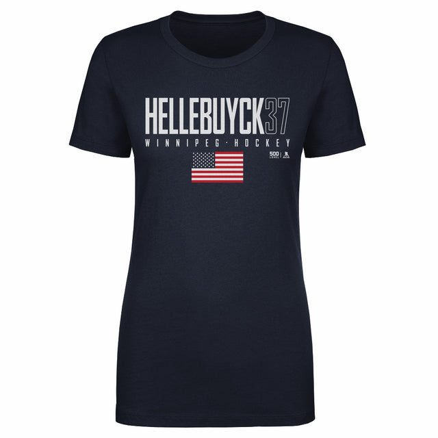 Connor Hellebuyck Women's T-Shirt | 500 LEVEL
