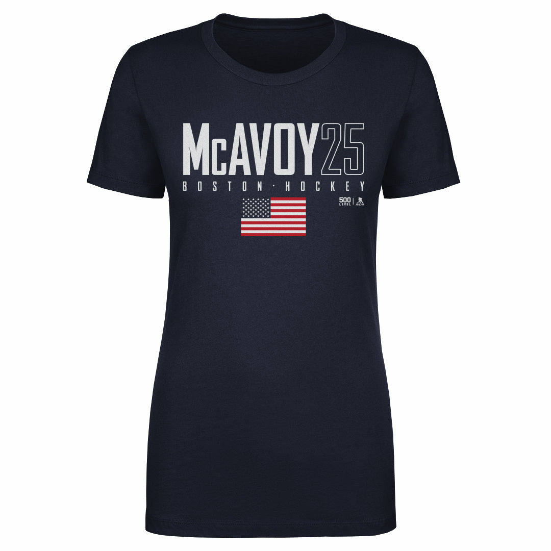 Charlie McAvoy Women's T-Shirt | 500 LEVEL