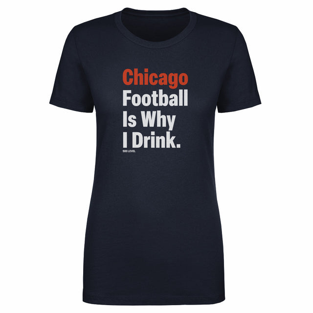 Chicago Football Women's T-Shirt | 500 LEVEL