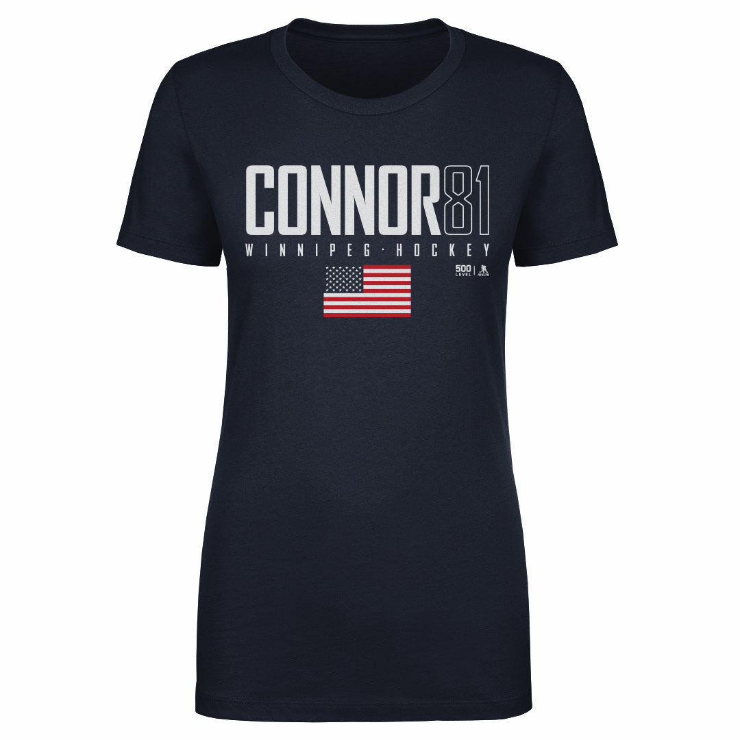Kyle Connor Women's T-Shirt | 500 LEVEL