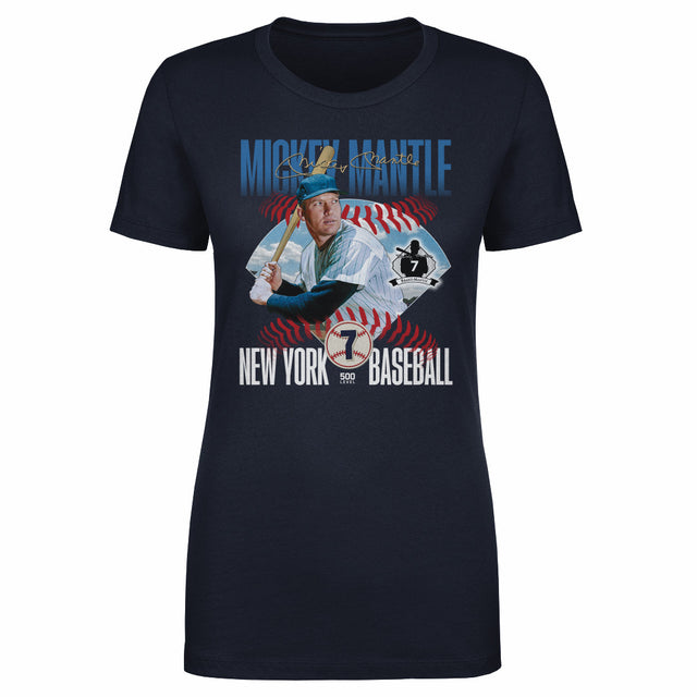 Mickey Mantle Women's T-Shirt | 500 LEVEL