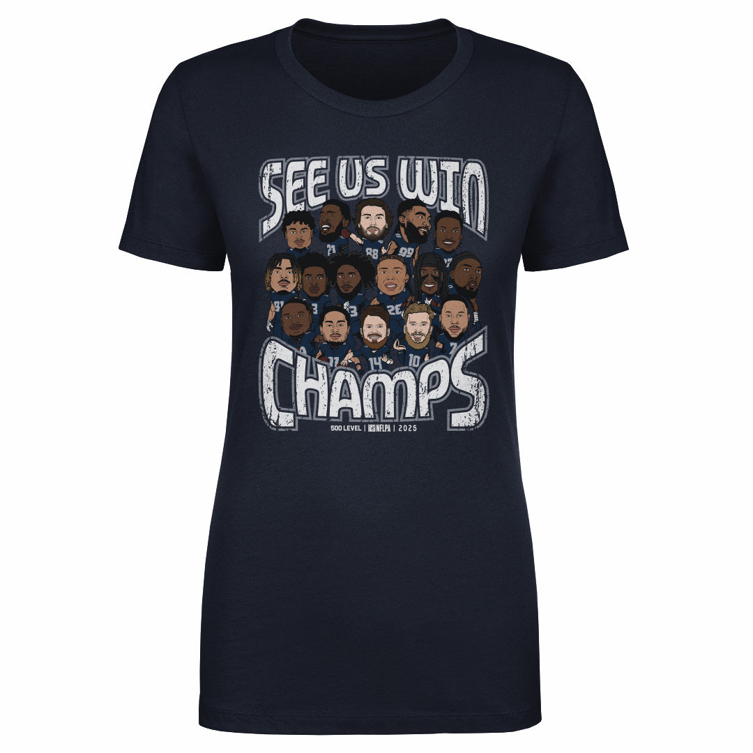 Seattle Football Women's T-Shirt | 500 LEVEL