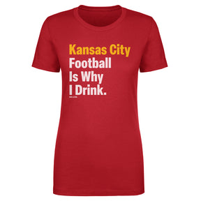 Kansas City Football Women's T-Shirt | 500 LEVEL
