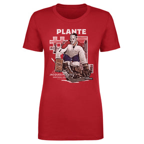 Jacques Plante Women's T-Shirt | 500 LEVEL