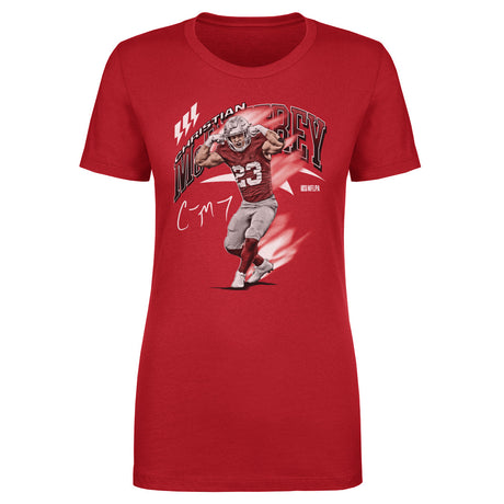 Christian McCaffrey Women's T-Shirt | 500 LEVEL