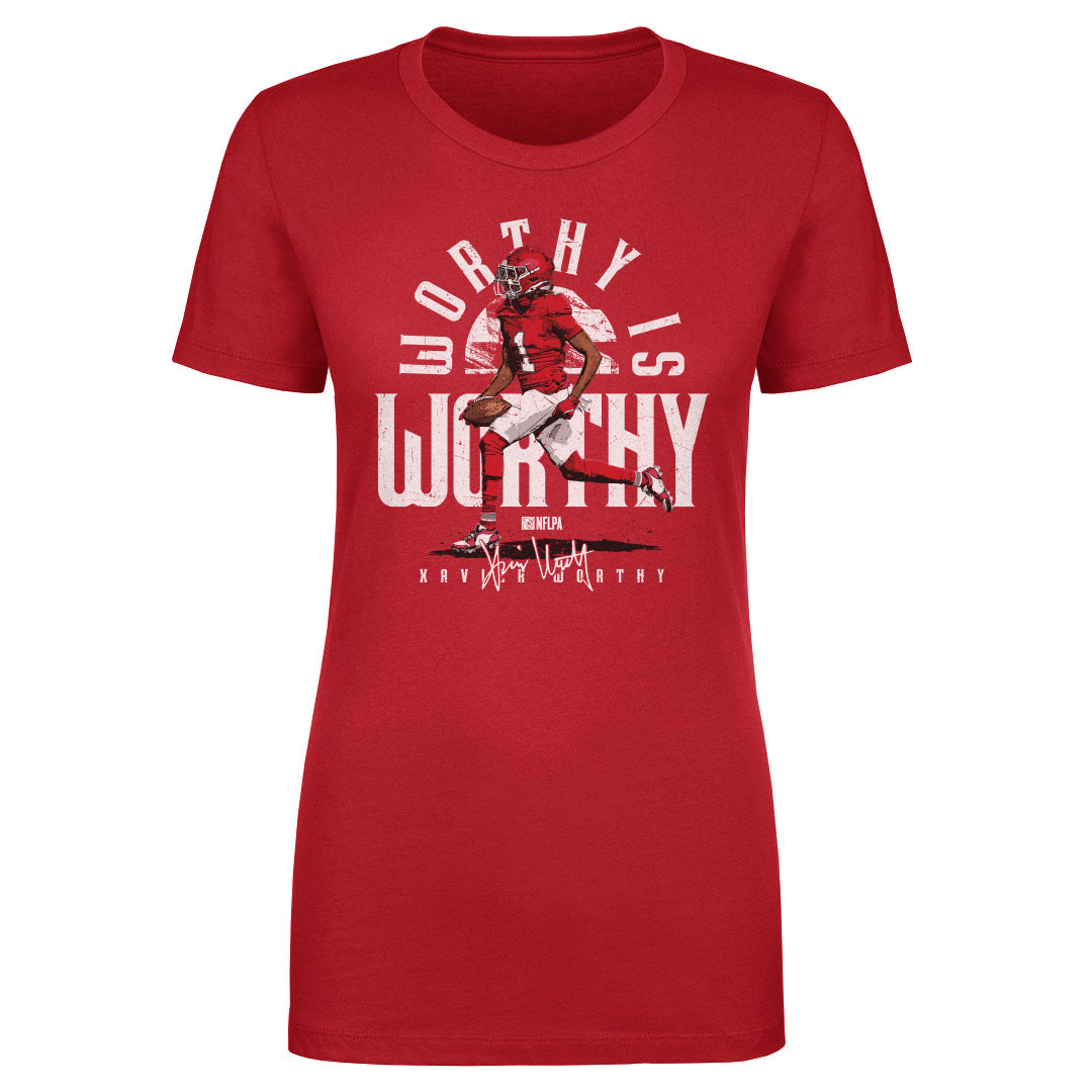 Xavier Worthy Women's T-Shirt | 500 LEVEL