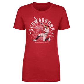 Kyle Schwarber Women's T-Shirt | 500 LEVEL