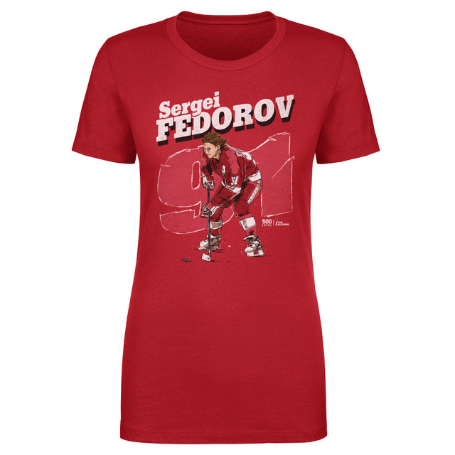 Sergei Fedorov Women's T-Shirt | 500 LEVEL