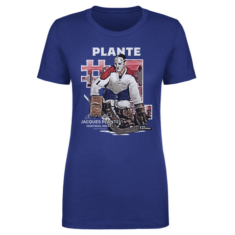 Jacques Plante Women's T-Shirt | 500 LEVEL