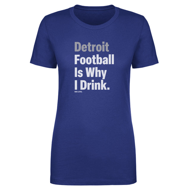 Detroit Football Women's T-Shirt | 500 LEVEL
