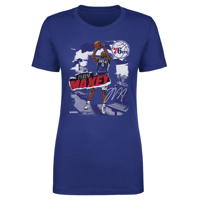 Tyrese Maxey Women's T-Shirt | 500 LEVEL