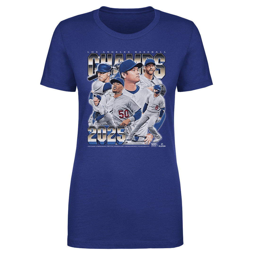 Los Angeles D Baseball Women's T-Shirt | 500 LEVEL