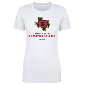Houston Gamblers Women's T-Shirt | 500 LEVEL