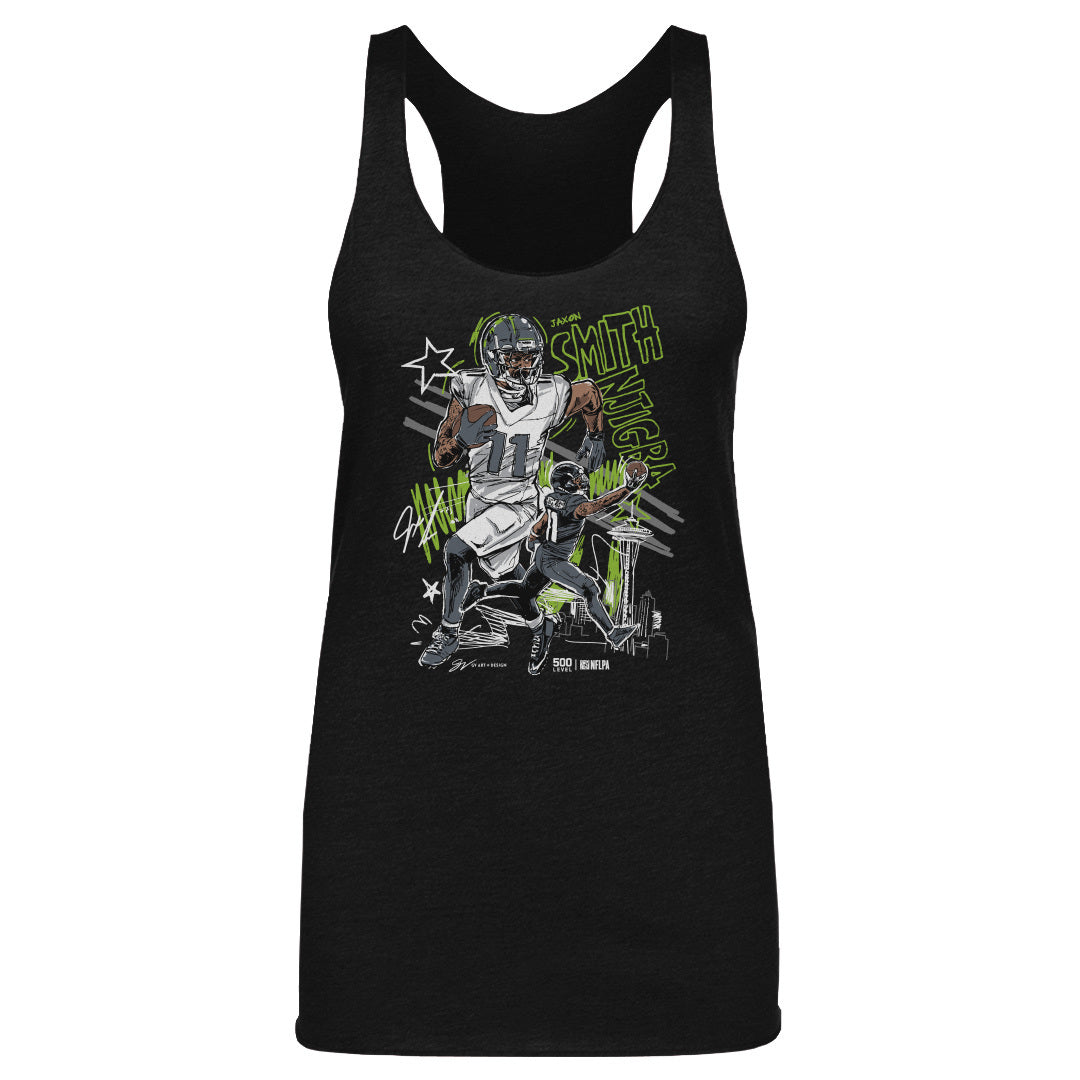 Jaxon Smith-Njigba Women's Tank Top | 500 LEVEL