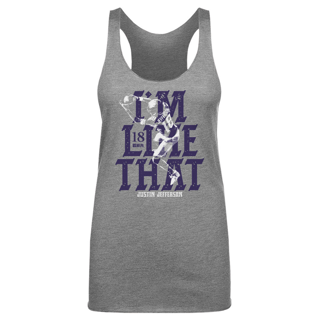 Justin Jefferson Women's Tank Top | 500 LEVEL