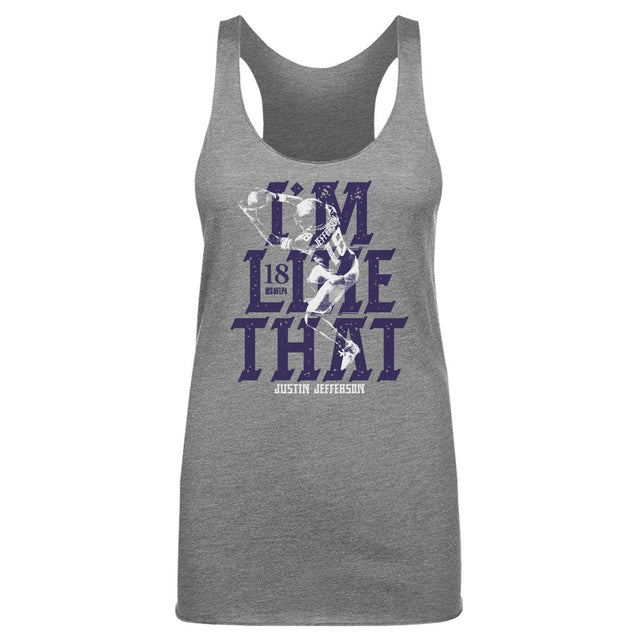 Justin Jefferson Women's Tank Top | 500 LEVEL