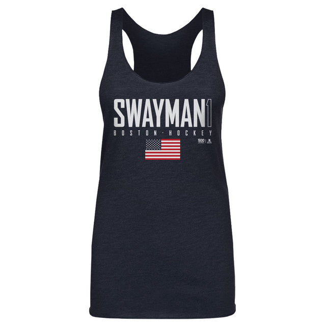 Jeremy Swayman Women's Tank Top | 500 LEVEL