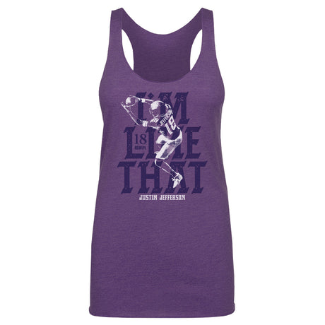 Justin Jefferson Women's Tank Top | 500 LEVEL