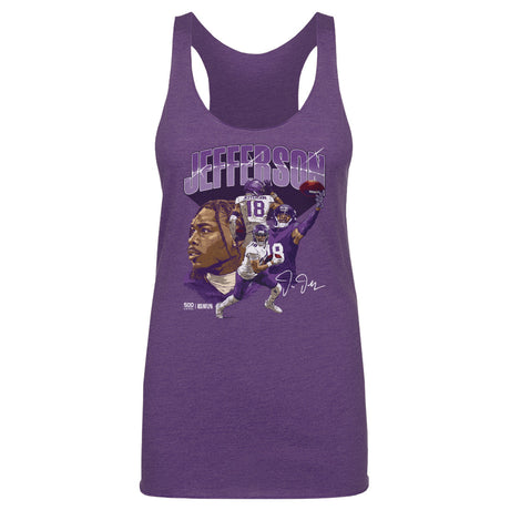 Justin Jefferson Women's Tank Top | 500 LEVEL