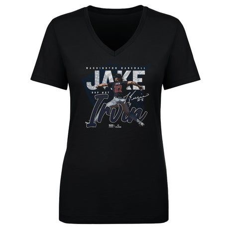 Jake Irvin Women's V-Neck T-Shirt | 500 LEVEL