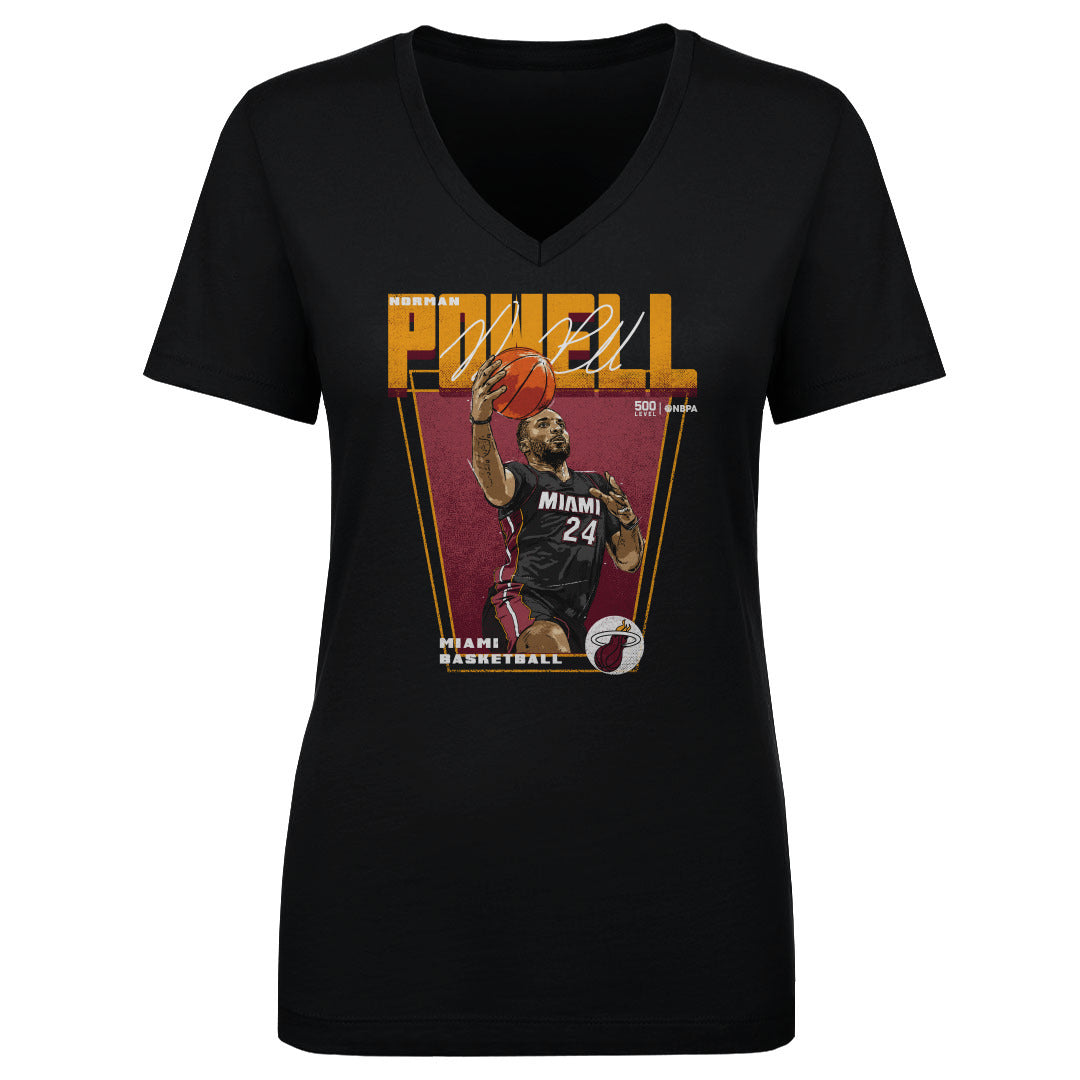 Norman Powell Women's V-Neck T-Shirt | 500 LEVEL