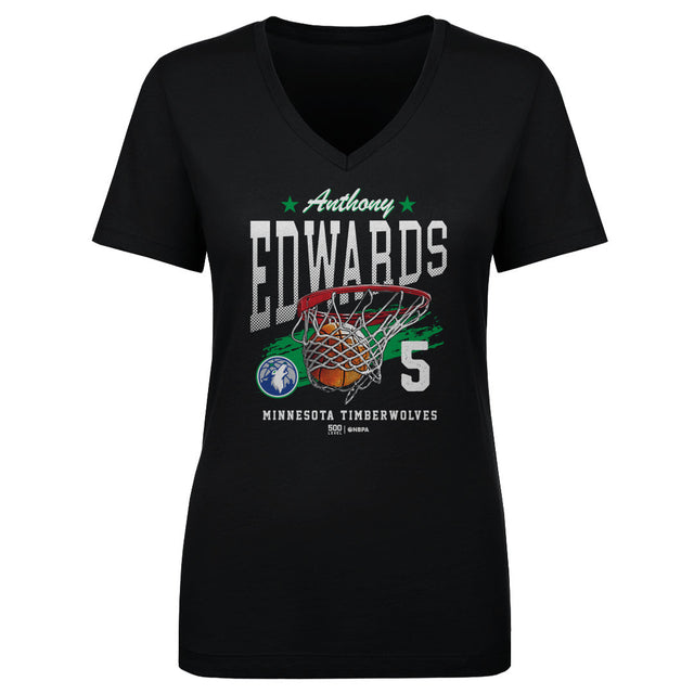 Anthony Edwards Women's V-Neck T-Shirt | 500 LEVEL