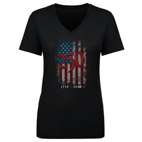 USA Women's V-Neck T-Shirt | 500 LEVEL