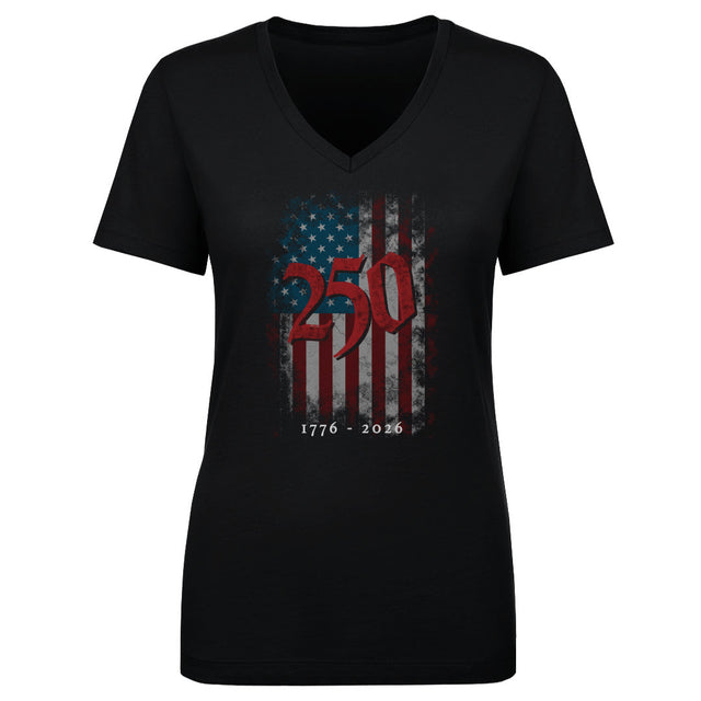 USA Women's V-Neck T-Shirt | 500 LEVEL