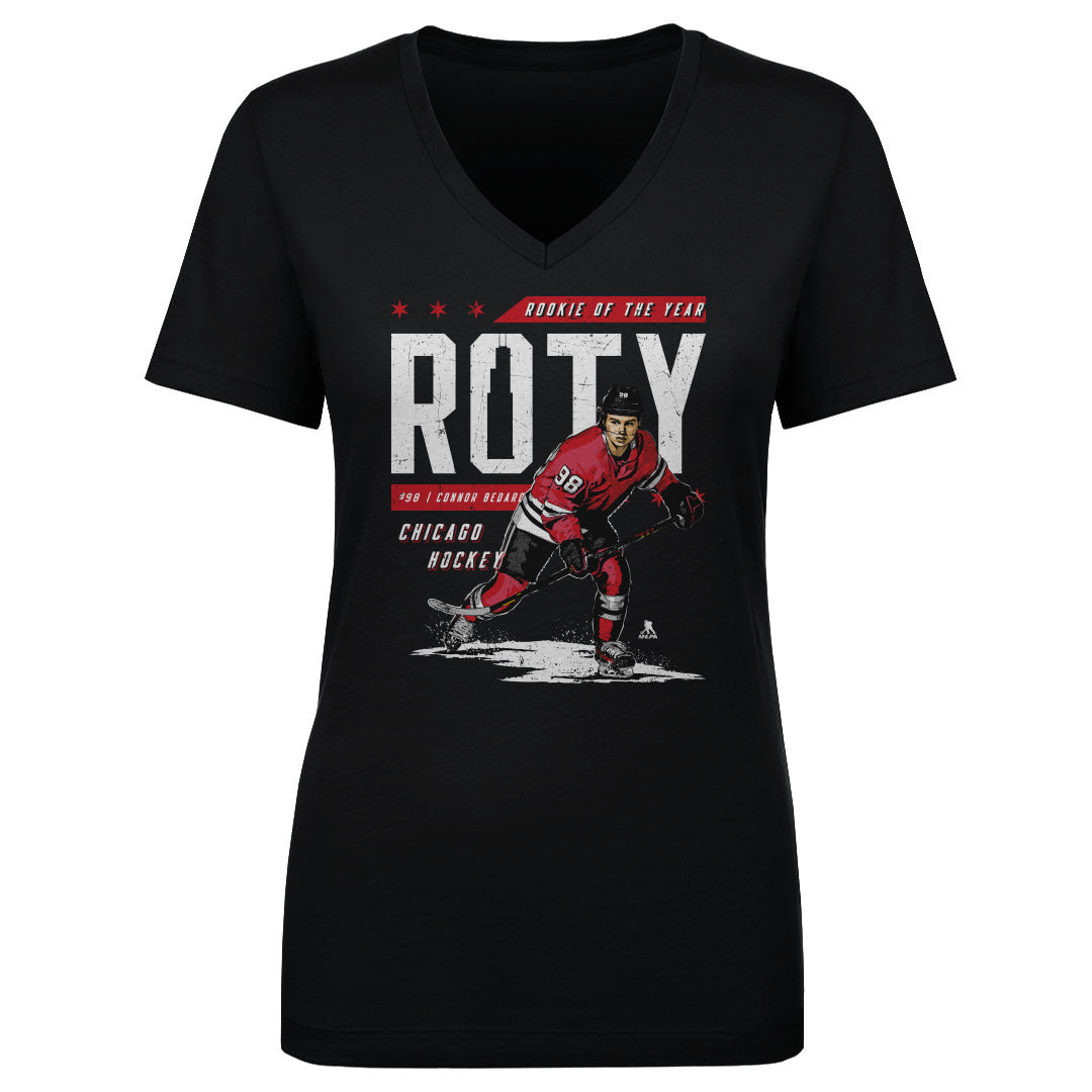 Connor Bedard Women's V-Neck T-Shirt | 500 LEVEL