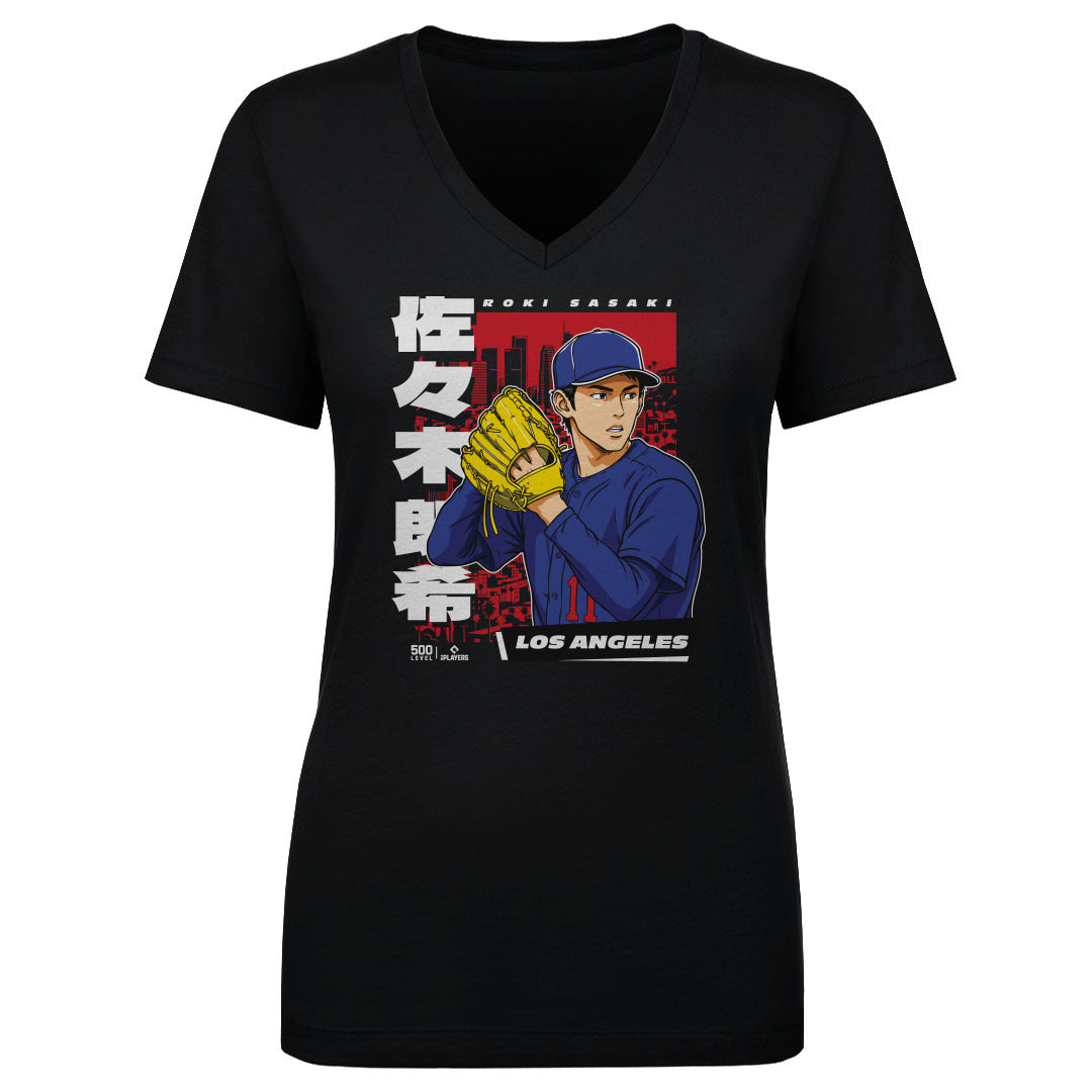 Roki Sasaki Women's V-Neck T-Shirt | 500 LEVEL