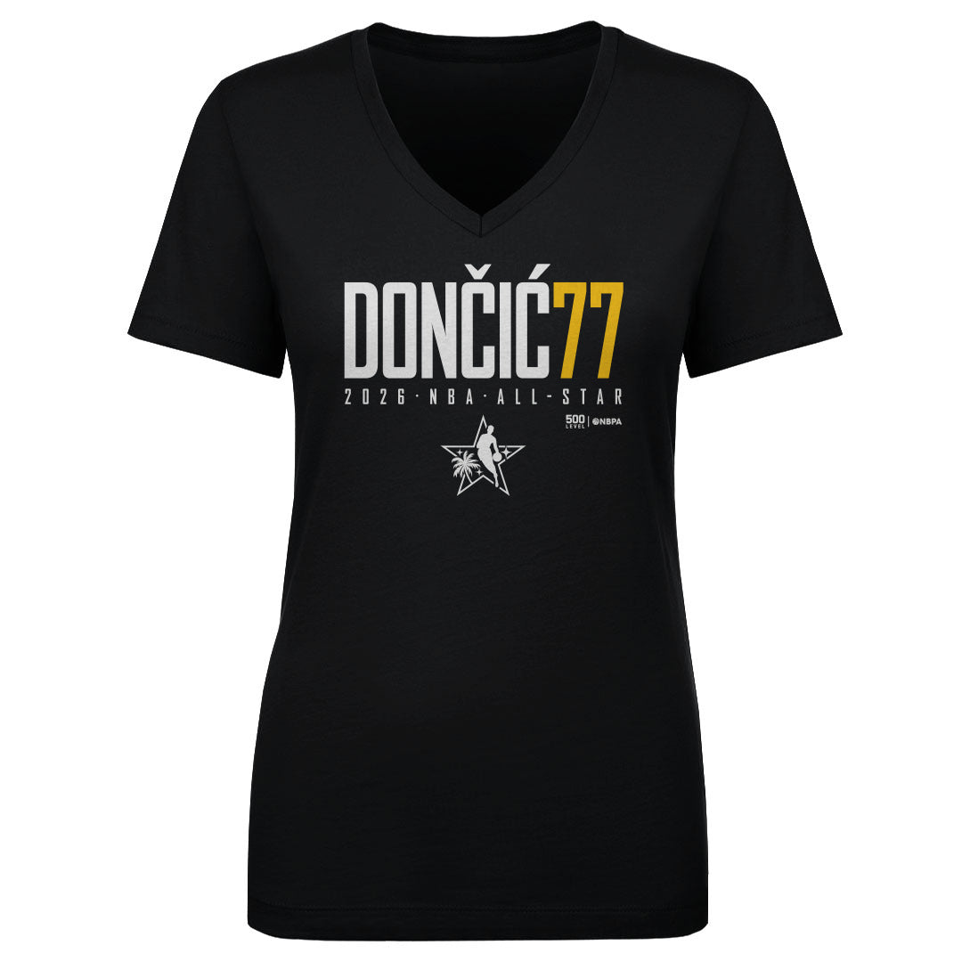 Luka Doncic Women's V-Neck T-Shirt | 500 LEVEL