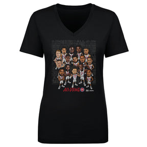Detroit Pistons Women's V-Neck T-Shirt | 500 LEVEL