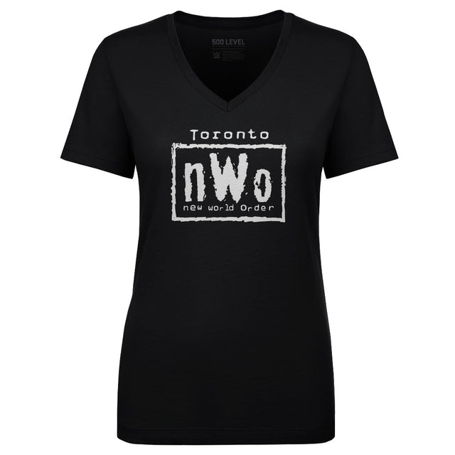 nWo Women's V-Neck T-Shirt | 500 LEVEL
