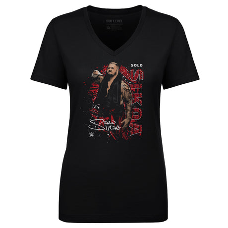 Solo Sikoa Women's V-Neck T-Shirt | 500 LEVEL