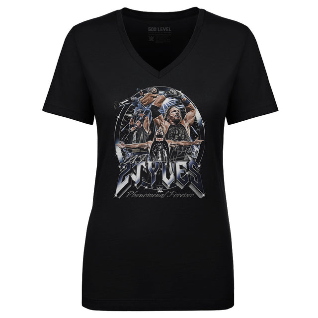 A.J. Styles Women's V-Neck T-Shirt | 500 LEVEL