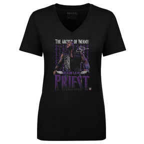 Damian Priest Women's V-Neck T-Shirt | 500 LEVEL