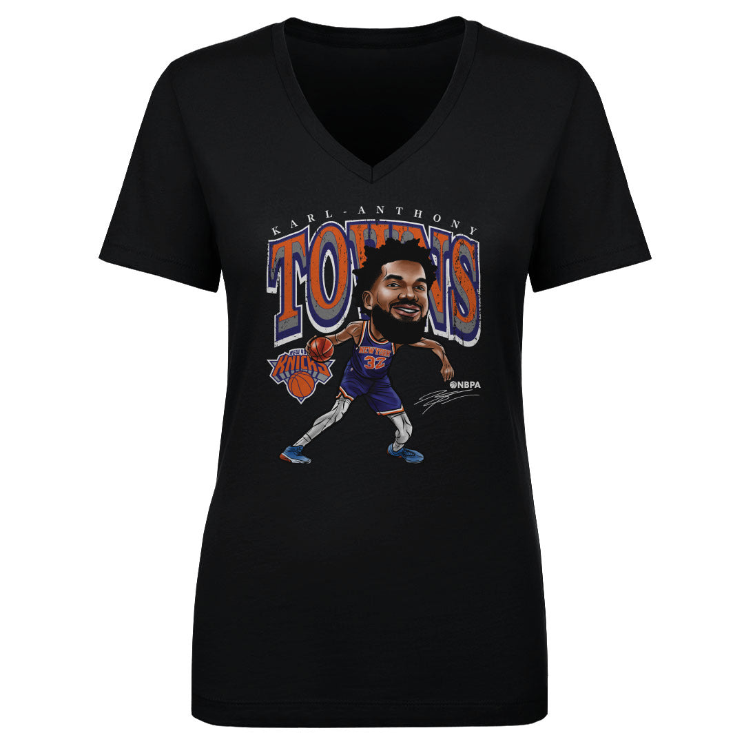 Karl-Anthony Towns Women's V-Neck T-Shirt | 500 LEVEL
