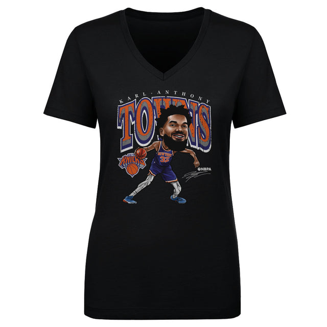 Karl-Anthony Towns Women's V-Neck T-Shirt | 500 LEVEL