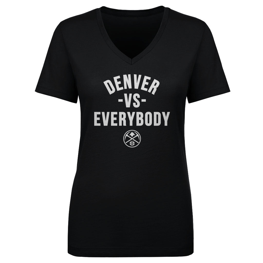 Denver Nuggets Women's V-Neck T-Shirt | 500 LEVEL