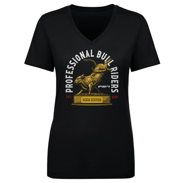 Man Hater Women's V-Neck T-Shirt | 500 LEVEL