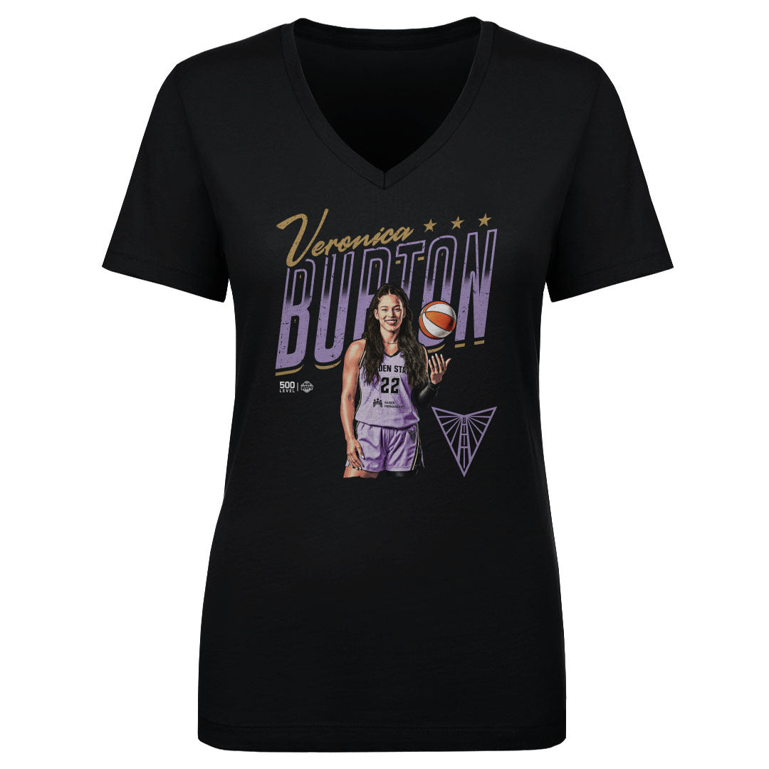 Veronica Burton Women's V-Neck T-Shirt | 500 LEVEL