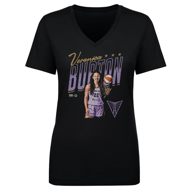 Veronica Burton Women's V-Neck T-Shirt | 500 LEVEL