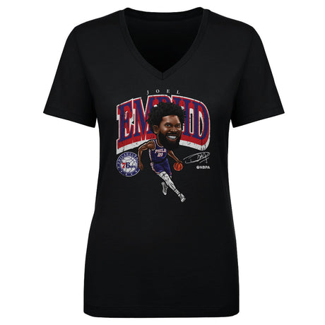 Joel Embiid Women's V-Neck T-Shirt | 500 LEVEL
