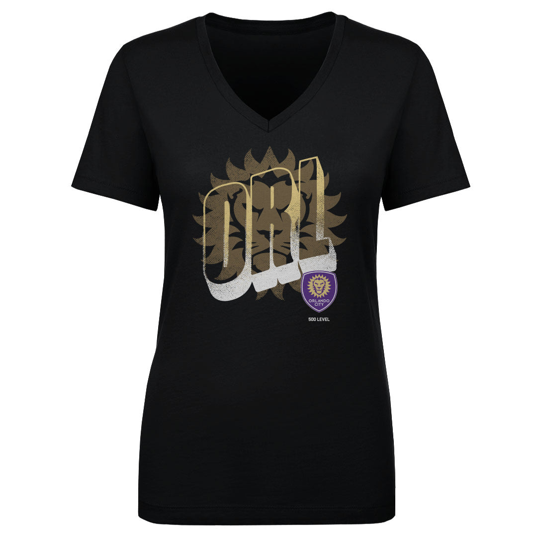 Orlando City Women's V-Neck T-Shirt | 500 LEVEL