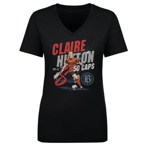 Claire Hutton Women's V-Neck T-Shirt | 500 LEVEL