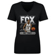 De'Aaron Fox Women's V-Neck T-Shirt | 500 LEVEL