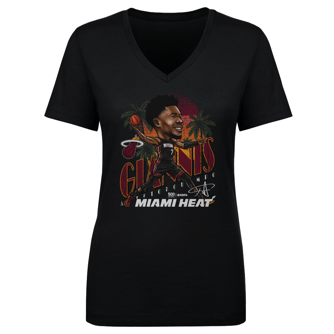 Giannis Antetokounmpo Women's V-Neck T-Shirt | 500 LEVEL