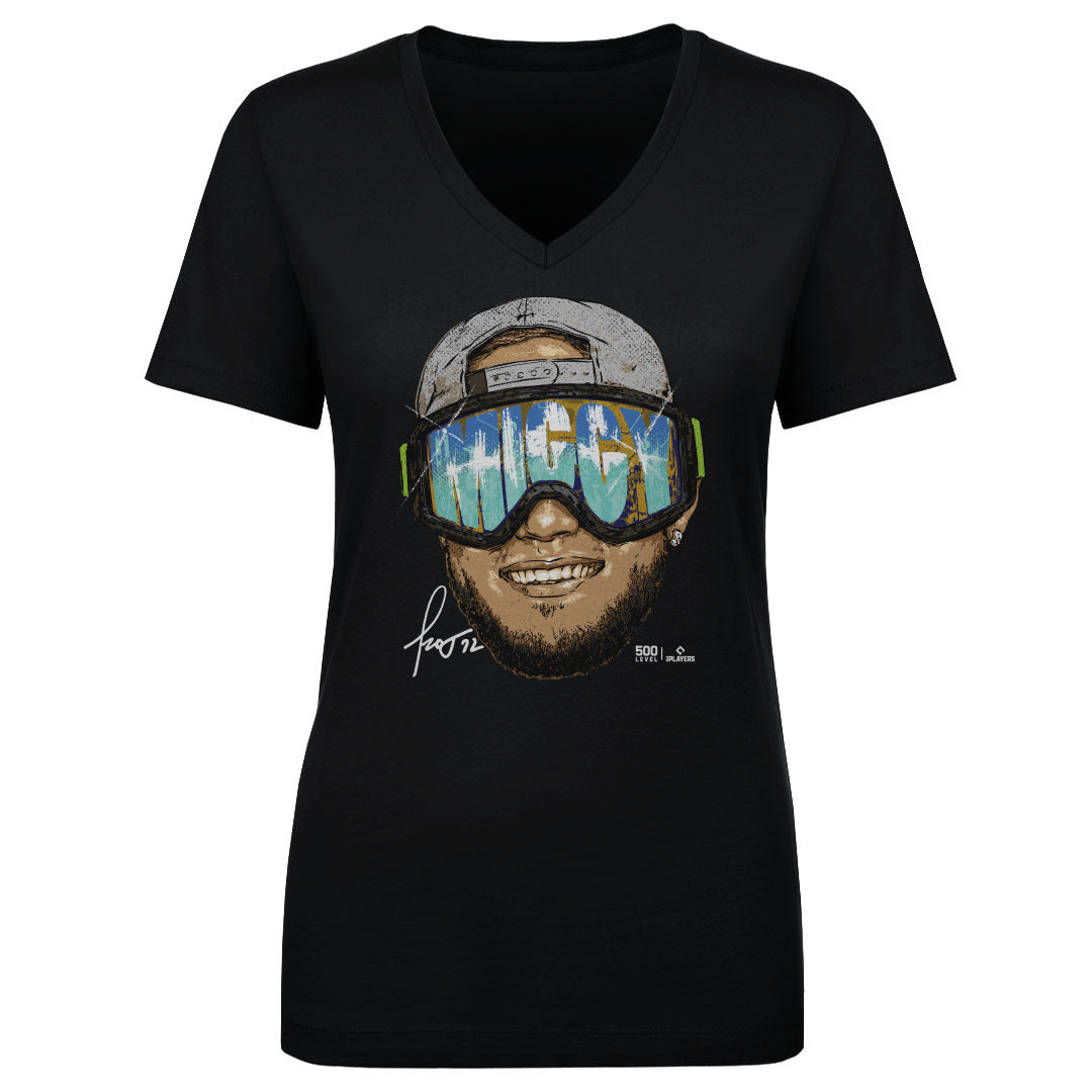 Miguel Rojas Women's V-Neck T-Shirt | 500 LEVEL