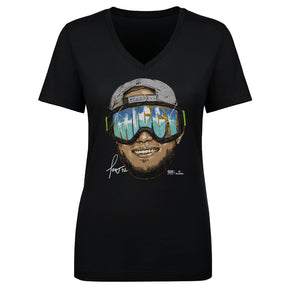 Miguel Rojas Women's V-Neck T-Shirt | 500 LEVEL