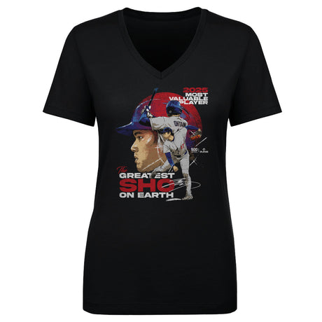 Shohei Ohtani Women's V-Neck T-Shirt | 500 LEVEL